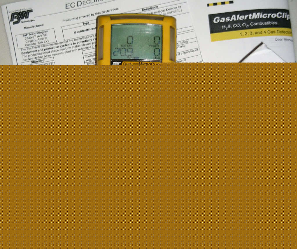 Bw gas alert micro clip monitor O2 co H2S lel *budget*