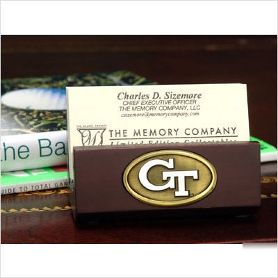 Georgia tech university business card holder