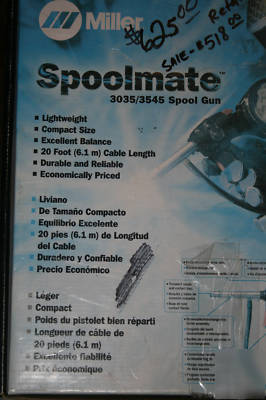 Miller spoolmate 3035/3545 spool gun