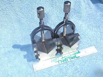 V-blocks & clamps vintage toolmaker moore machinist wow