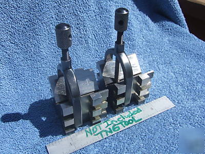 V-blocks & clamps vintage toolmaker moore machinist wow