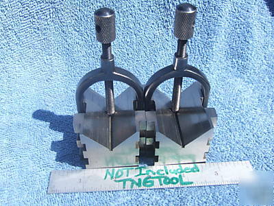 V-blocks & clamps vintage toolmaker moore machinist wow