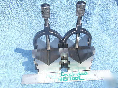 V-blocks & clamps vintage toolmaker moore machinist wow