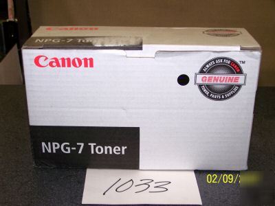 Canon npg-7 toner cartridge/retail $46.99