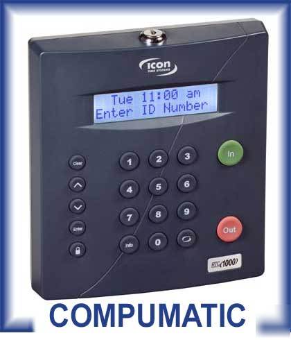 New icon rtc-1000 2.0 remote access time clock system
