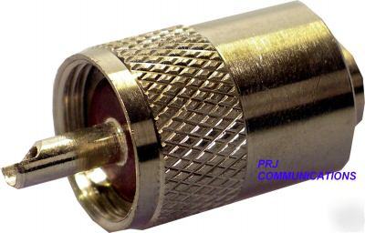 PL259 - 6L, 2 x uhf coaxial plugs 5.2MM ham & cb radio 