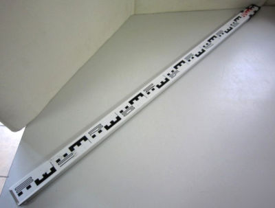Surveying equipment - 1X measuring aluminium staff