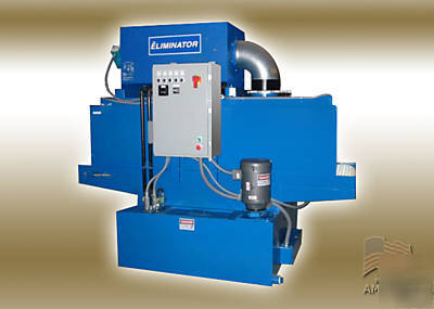 Belt parts washer aqueous cleaning hot jet spray