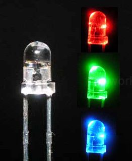 New 1000PCS 3MM rgb fast flash blink led lamps rainbow