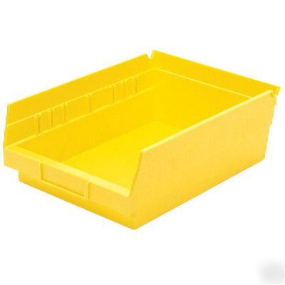12 akro-mils shelf bins storage shelving plastic 30130