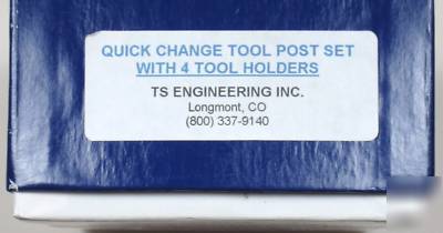 New quick change toolpost set by ts enginrg -sherline - 