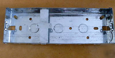 Single & twin combination metal knockout back box 35MM