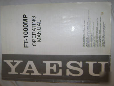 Yaesu ft-1000MP hf 10-160 m transceiver