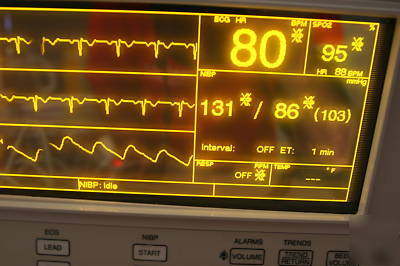 Datascope passport el amber 5 l ecg SP02 ibp clean