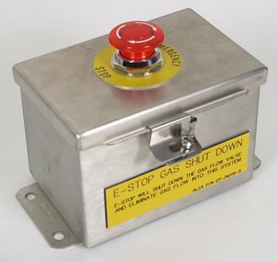 Idec avld e-stop switch in hoffmann stainless box
