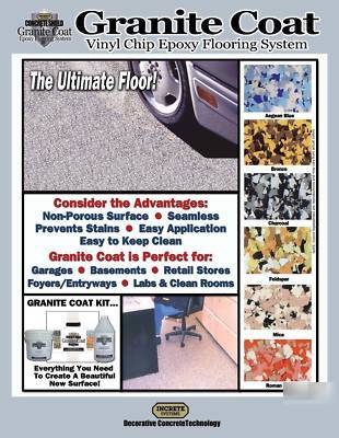 Increte granite coat 3 ga. epoxy coating kit (clear)