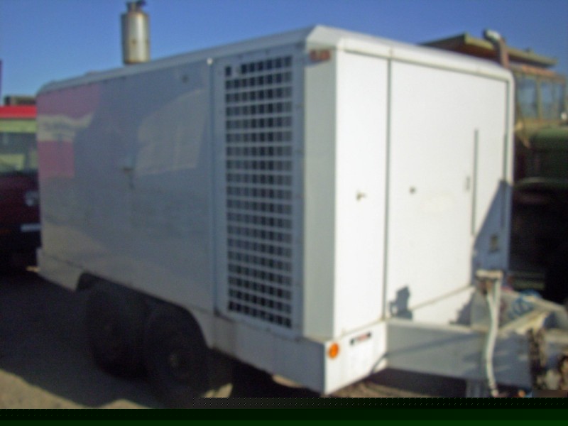 Ingersoll rand air compressor 600 cfm trailer diesel 