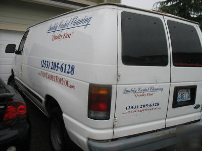 Carpet cleaning van -- 94' ford with spitfire 3.2 