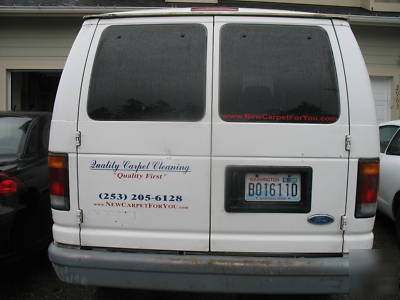 Carpet cleaning van -- 94' ford with spitfire 3.2 