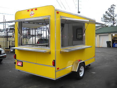 New 2010 7 x 12 concession trailer 