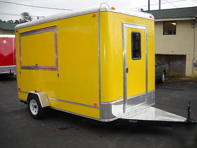 New 2010 7 x 12 concession trailer 