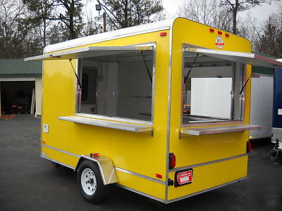 New 2010 7 x 12 concession trailer 