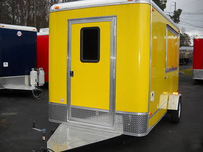 New 2010 7 x 12 concession trailer 