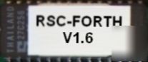 Rsc-forth V1.6 eprom for rockwell R6501 and/or R6511