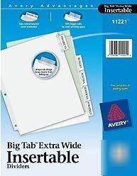 Avery dividers 11221