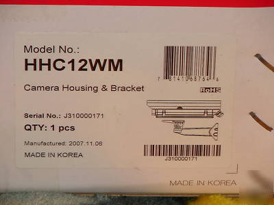 Honeywell HHC12MW outdoor camera housing with mnt brkt