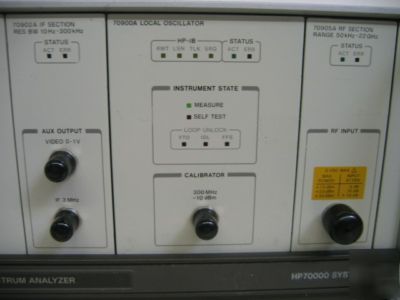 Hp agilent 70905A 70902A 70900A & mf spectrum analyzer