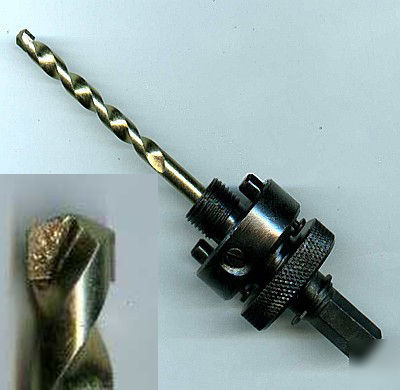 Mandrel arbor for grit hole saws 1 1/8- 6