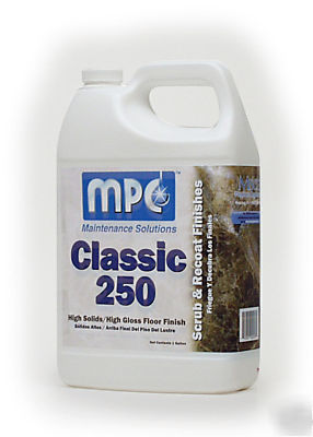 Misco classic 250 (25% solids) floor finish 4 gal/cs
