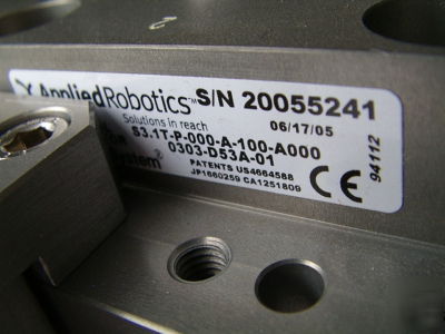 New applied robotics quick change system mod. S3.1 