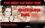 New custom id badge employee professional business 