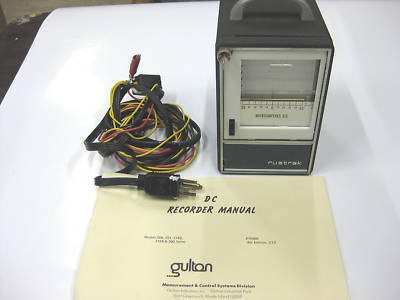 Rustrak 0-50 microampere dc recorder model 288