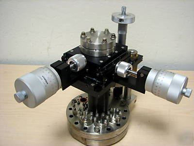 Thermionics x y&z vacuum precision manipulator 5 ports