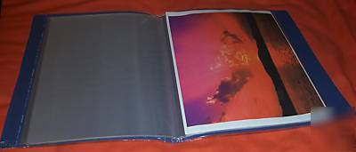 A4 24 pocket display book -blue