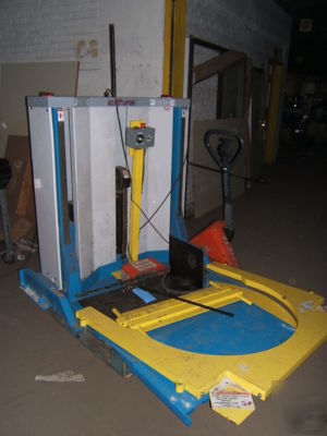 Bishamon ezoff pallet positioner rotating lift platform