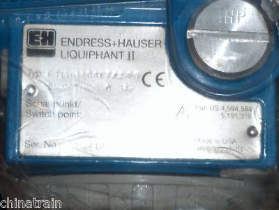 Endress hauser liquiphant ii ftl 366 level limit switch