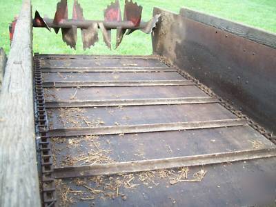 Gehl 175 manure spreader ; works good