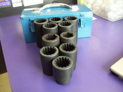 Grey pneumatic 9263 spline socket set *