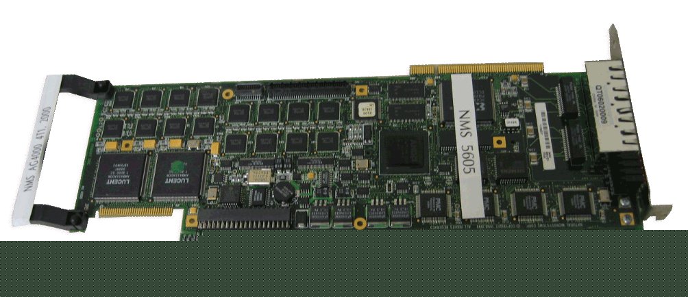 Natural microsystems nms AG4000 4T1 pci board p/n 5605