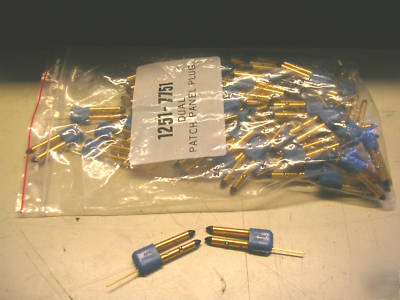 New lot 60 mac panel 1251-7751 dual patch panel plugs, 