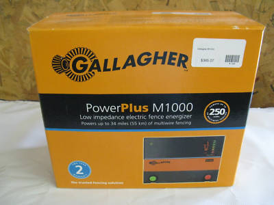 Gallagher M1000 electric fence charger - energizer