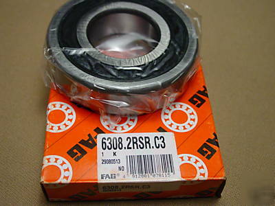 Lot of (3) 6308 2RS bearing fag brand german quality