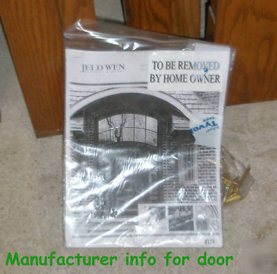 New red oak jeld wen iwp wood entry door 3-0 x 6-8 