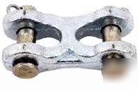 Baron mfg. co. llc 7/16-1/2 zinc dbl clevis link