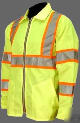 ADY760SC3 ansi class 3 light jacket tall - 3X