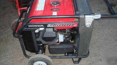 Honda EM5000IS deluxe generator used